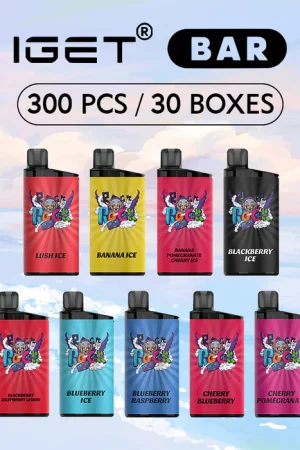 IGET Bar 300 Pcs / 30 Boxes Wholesale