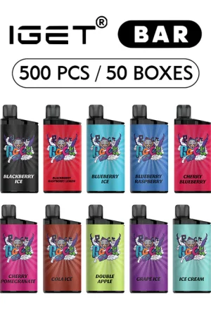 IGET Bar 500 Pcs / 50 Boxes Wholesale